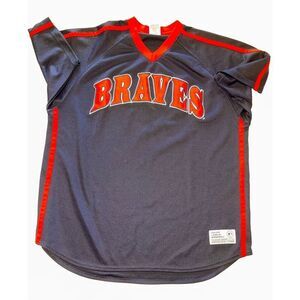 True Fan Atlanta Braves Baseball Jersey Men’s XL ‎ Genuine Merchandise A30